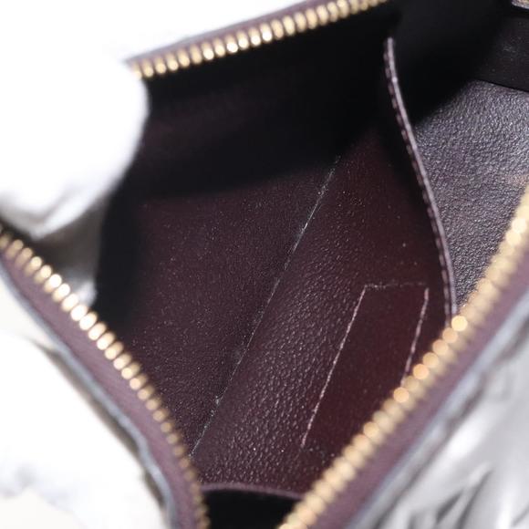 LOUIS VUITTON Monogram Vernis Pochette Cosmetic PM Amarante M91495 Auth 123448 - Picture 11 of 16